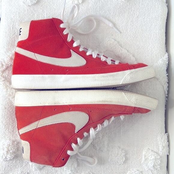 Nike Men's Blazer Mid '77 Suede 'Texas Longhorns' Lace up Sneakers size 9 - Picture 5 of 11